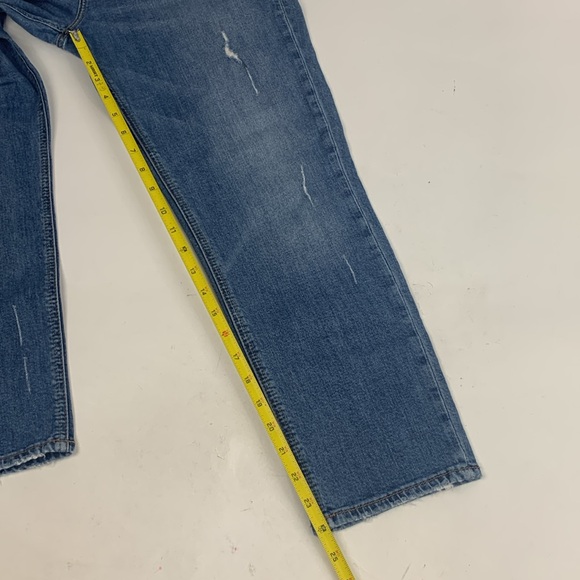 Silver Jeans Avery Slim Crop Size 31 Stretch Medium wash denim distressed NWOT - Picture 12 of 14